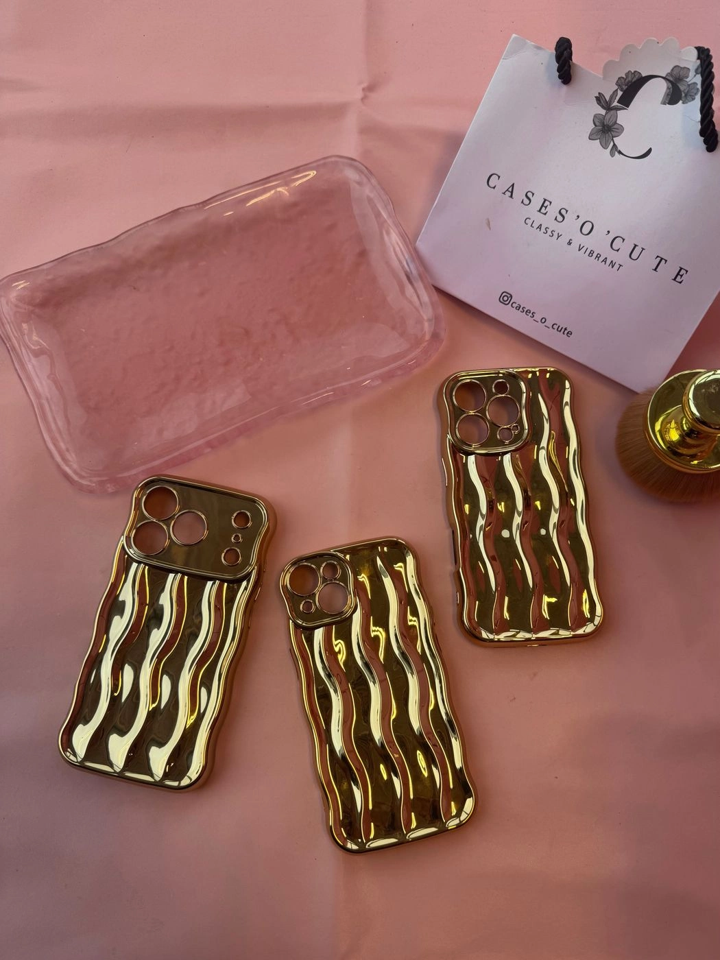 Classy golden case