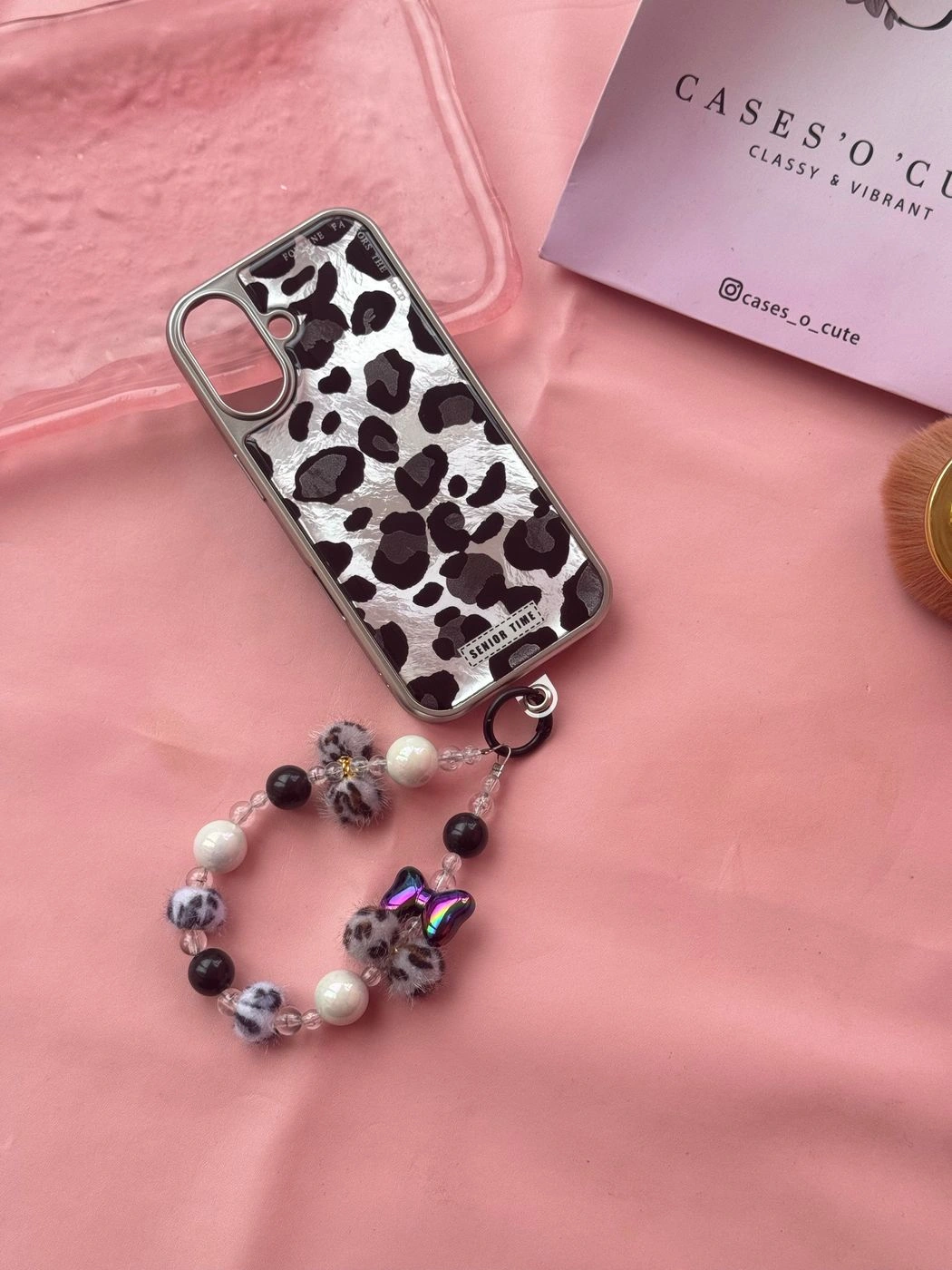 Cow print electroplated