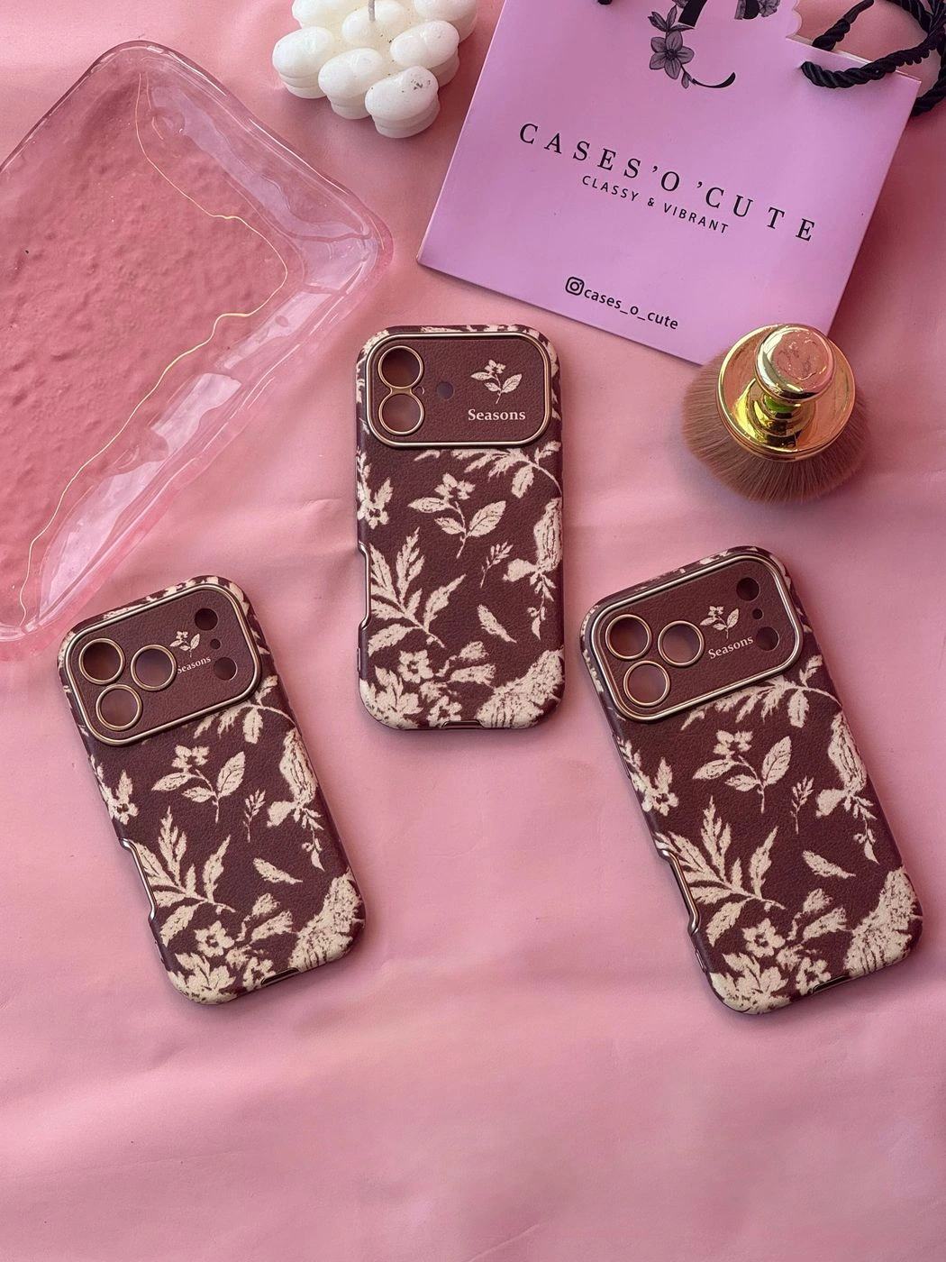 Brown aesthetic leaf