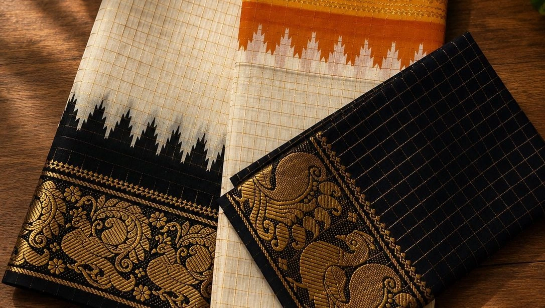 Sungudi Cotton Saree