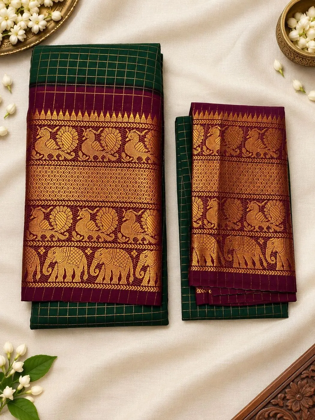 Green Golden Elephant
