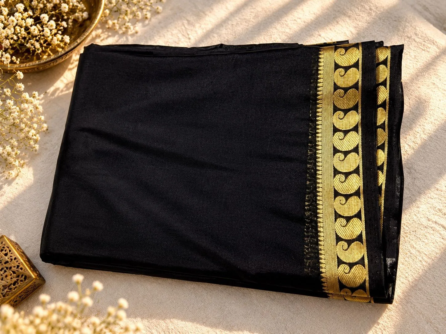 Mysore Silk Black SS01