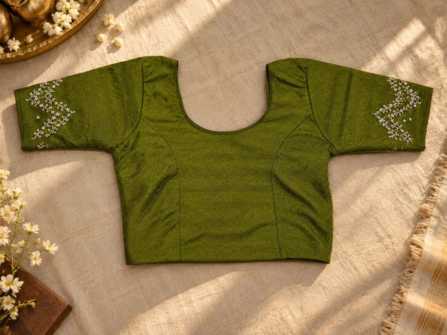 Olive Green Pearl Half Sleeve SS02 1
