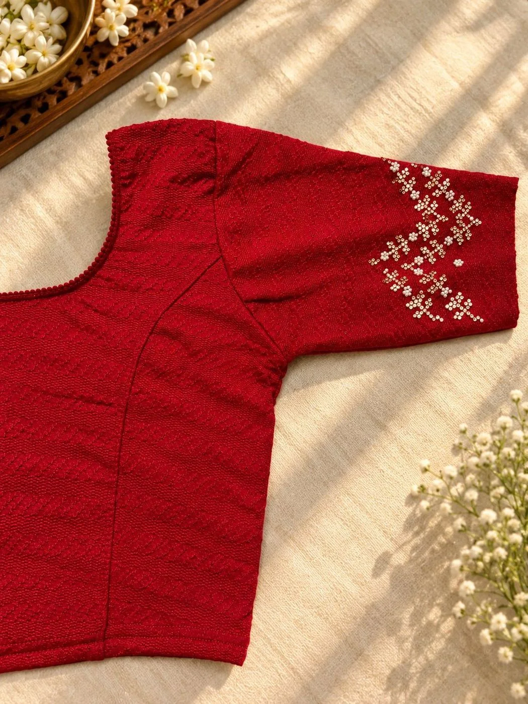 Red Pearl Half Sleeve SS03 1