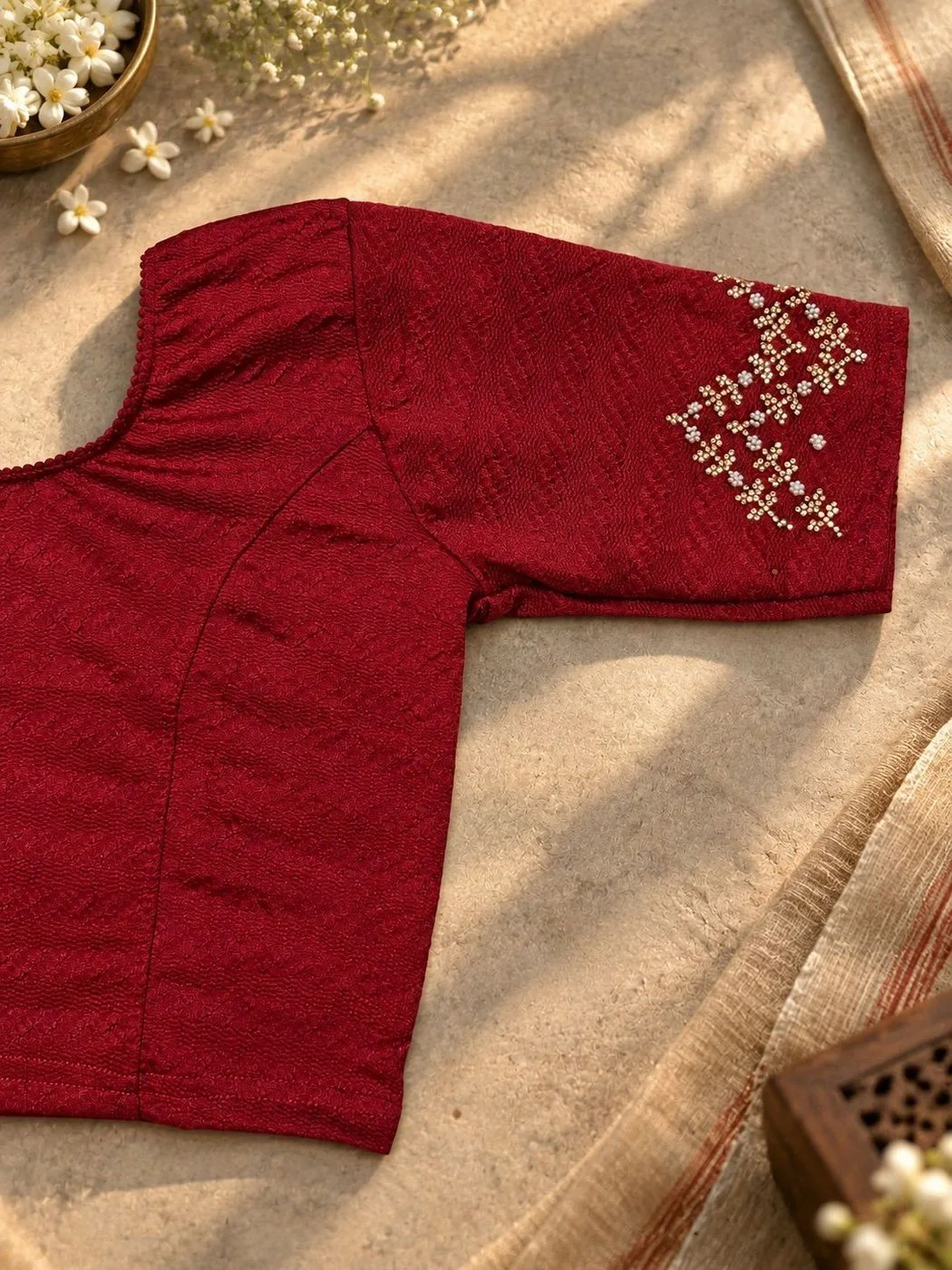 Maroon Pearl Half Sleeve SS05 1