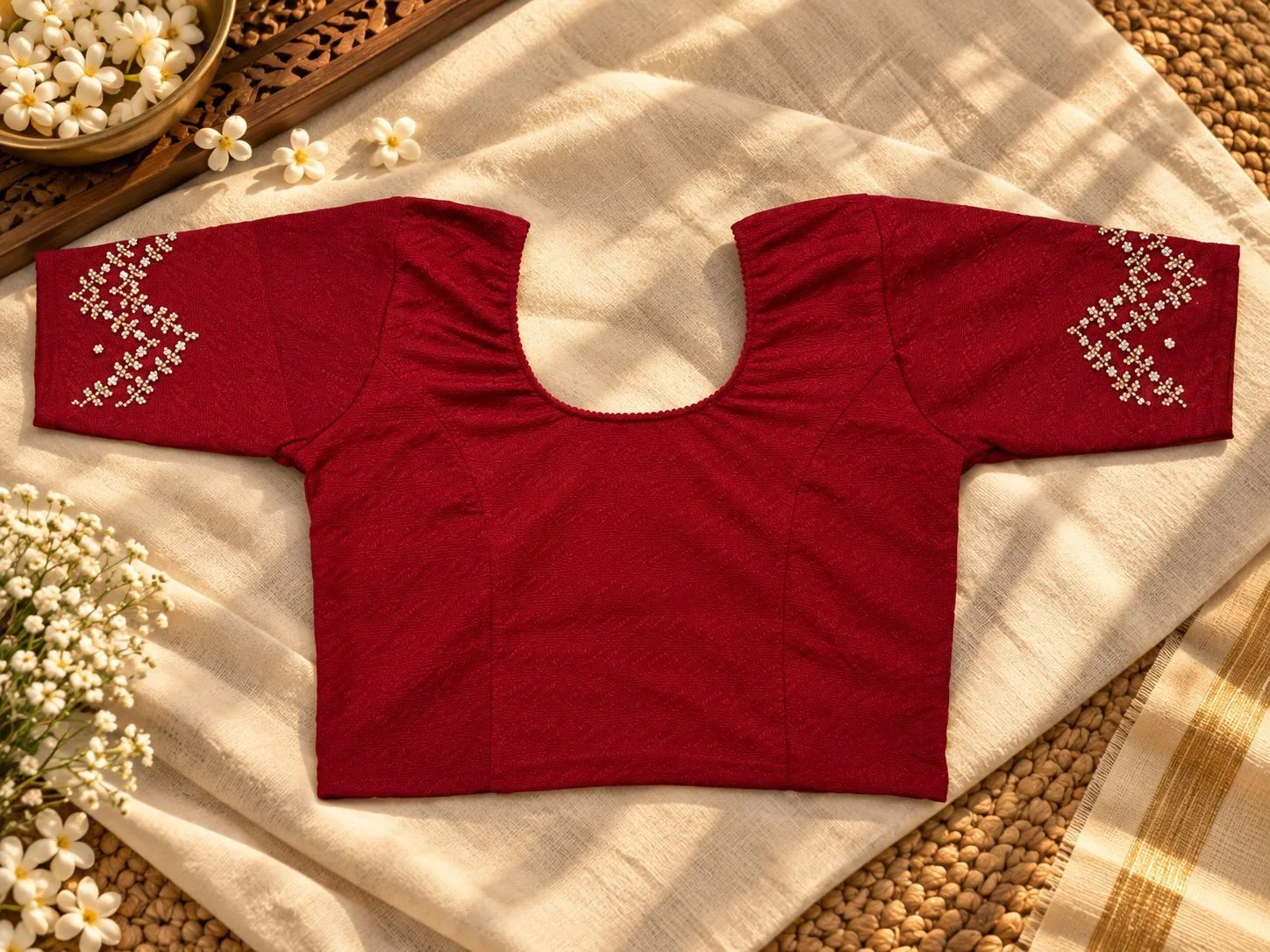 Maroon Pearl Half Sleeve SS05 2