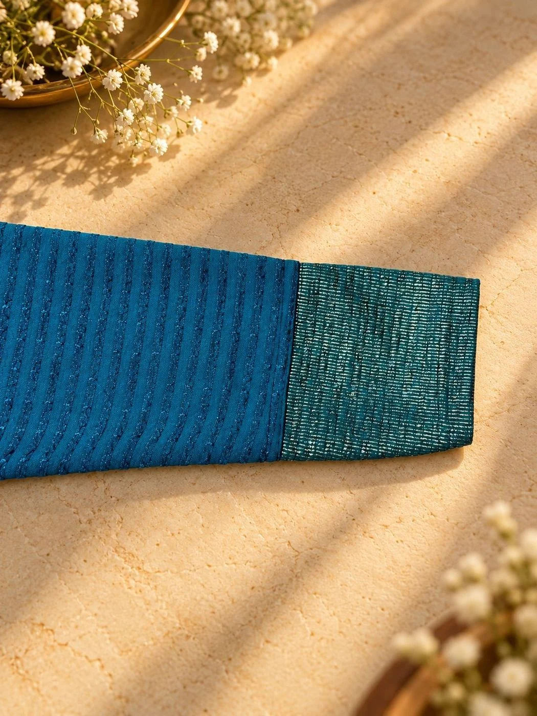 Teal Blue Collar Neck SS01 2