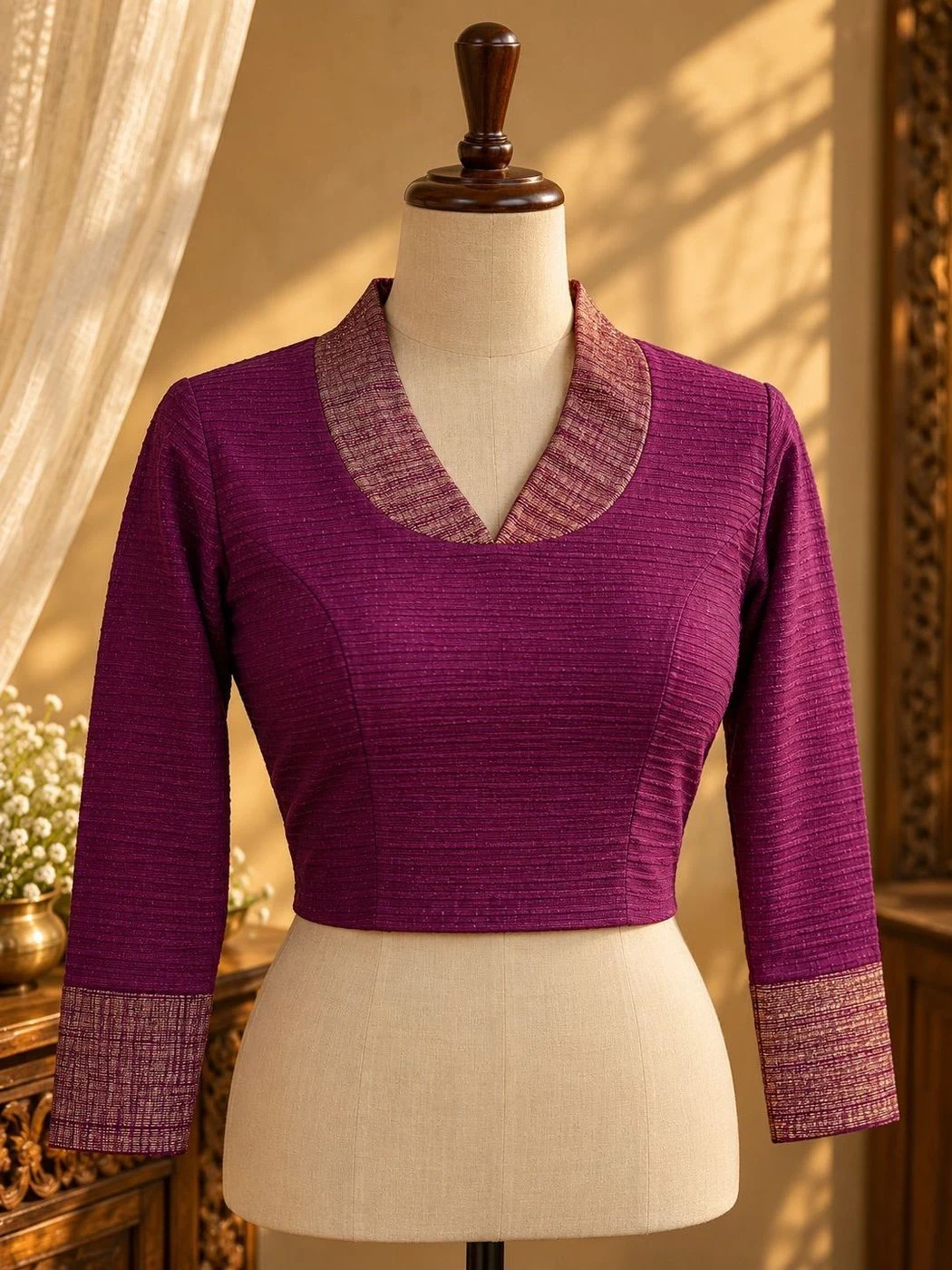 Wine Collar Neck SS03 1