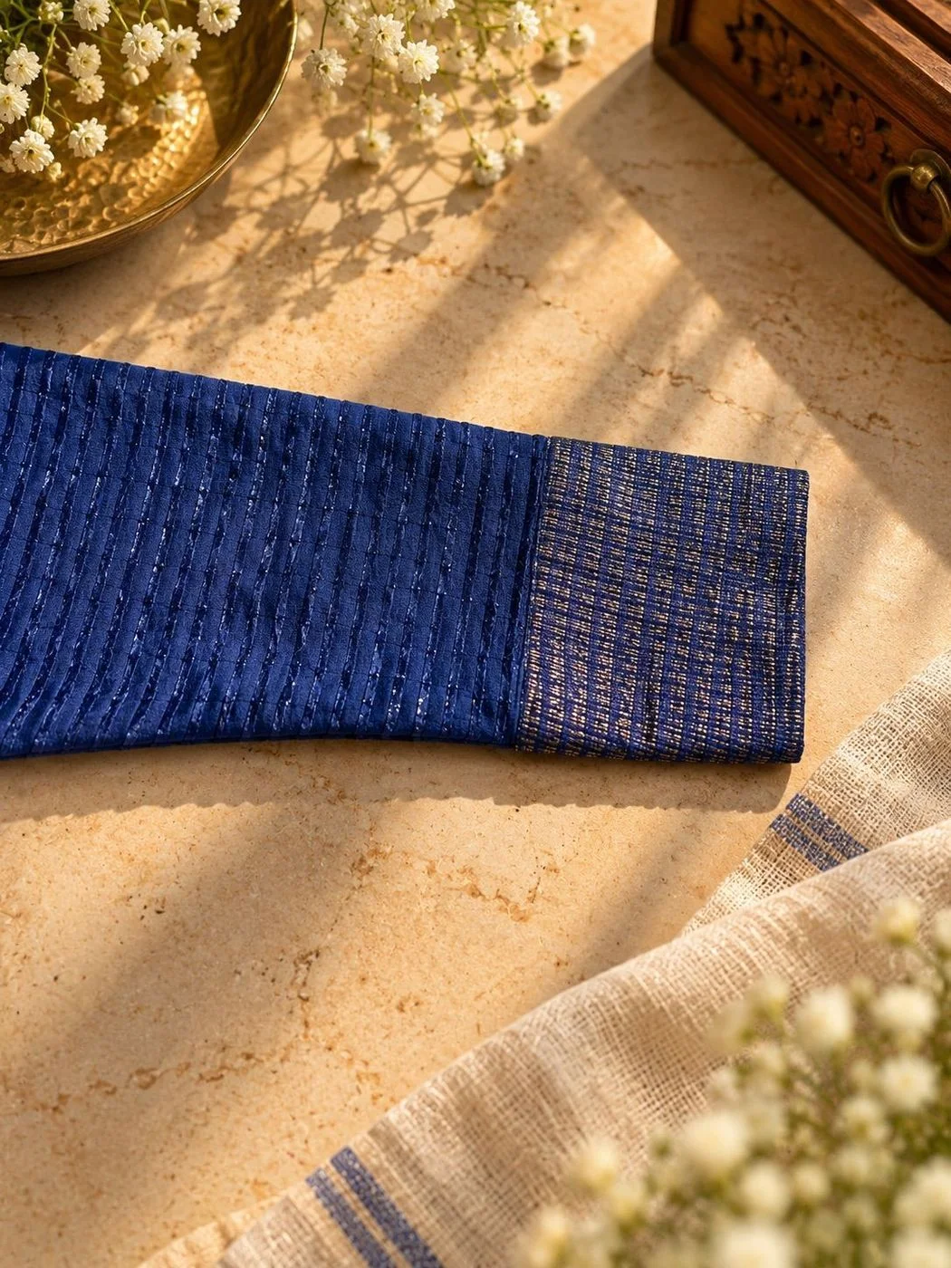 Navy Blue Collar Neck SS04 4