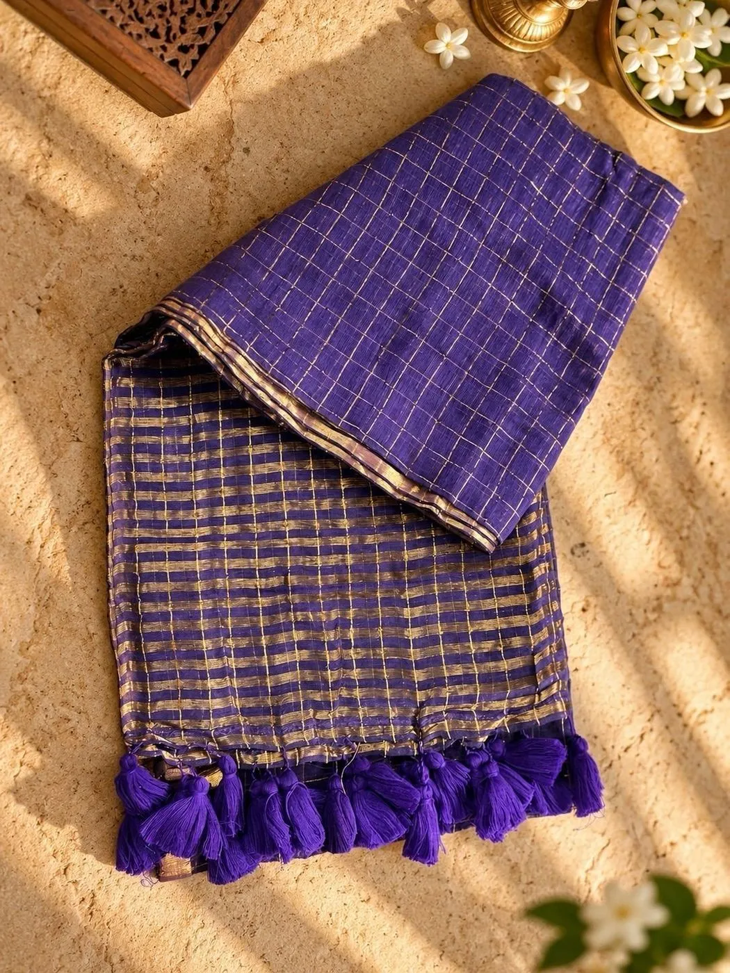 Violet Check Mull SS09