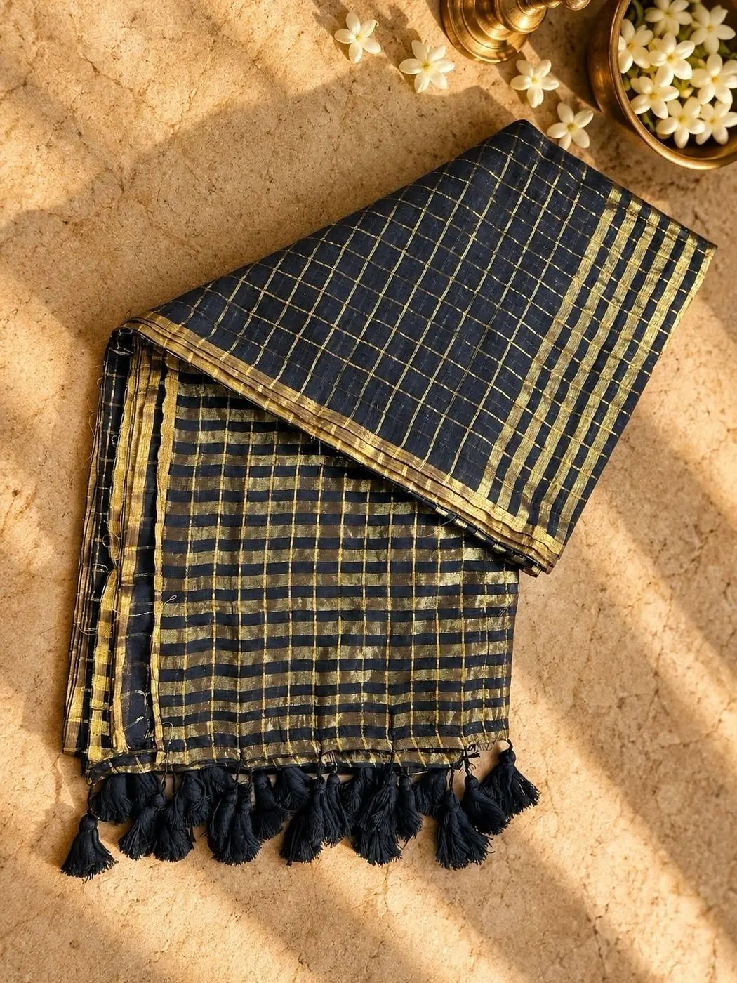 Black Check Mull SS12