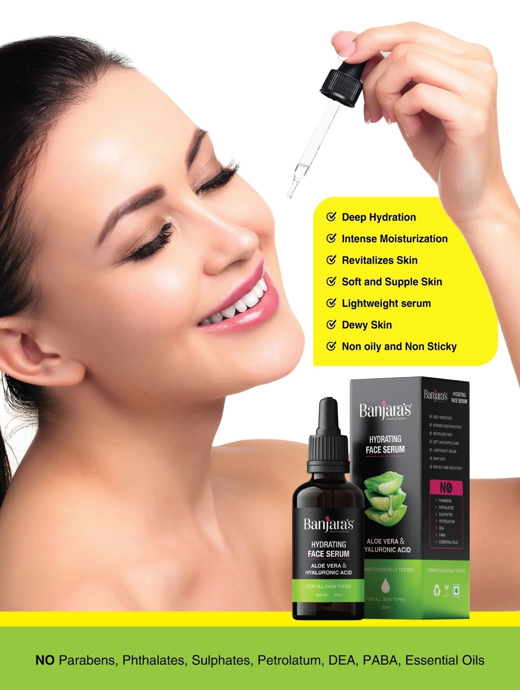 Banjara's Hydrating Face Serum - 30ml 3