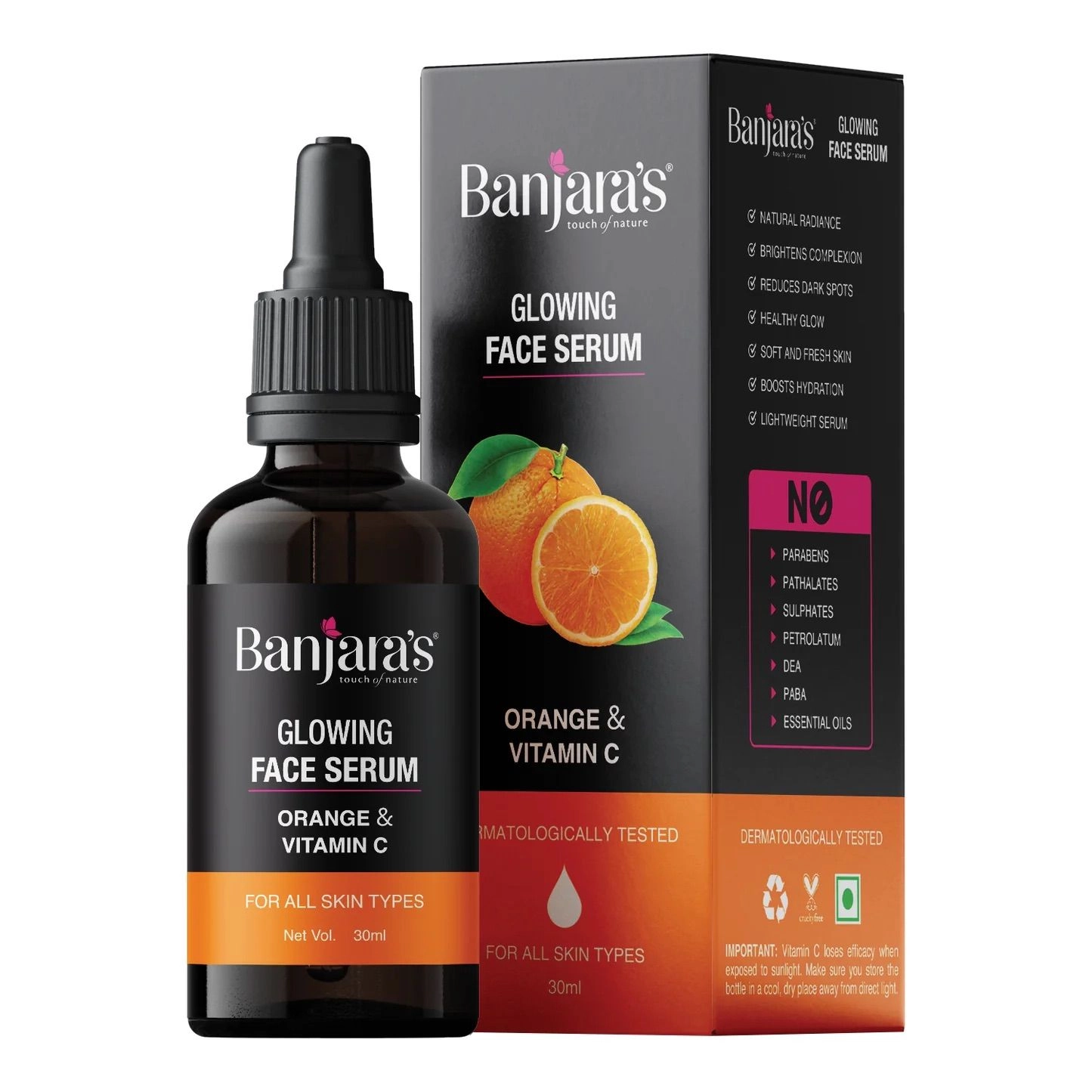 Banjara's Glowing Face Serum - 30ml 2