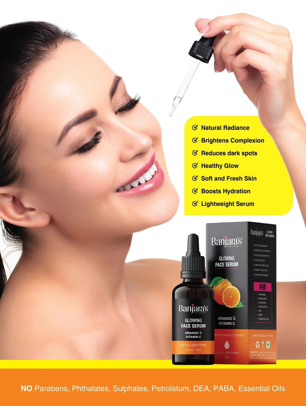 Banjara's Glowing Face Serum - 30ml 3