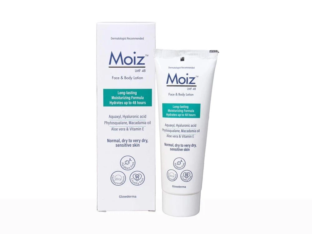 Moiz Cleansing Lotion – Gentle Face & Body Cleanser for Sensitive Skin | Daily Hydration Long Lasting Moisturiser 75ml