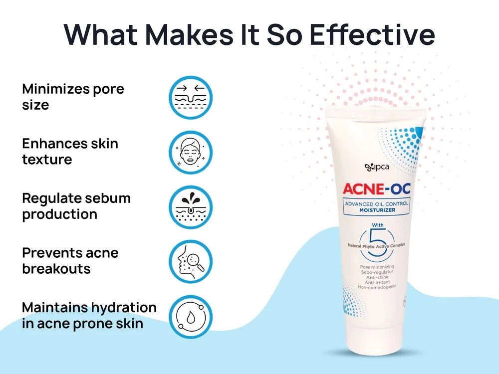 IPCA Acne-OC Sebum Regulating Moisturiser 75g 2