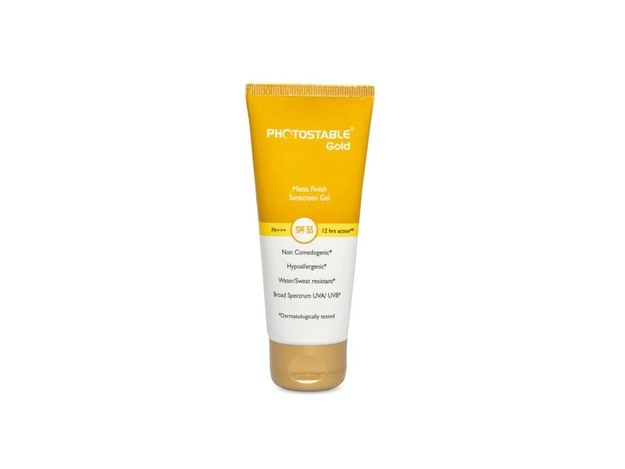 hotostable Gold Matte Finish Sunscreen Gel SPF 55-50g