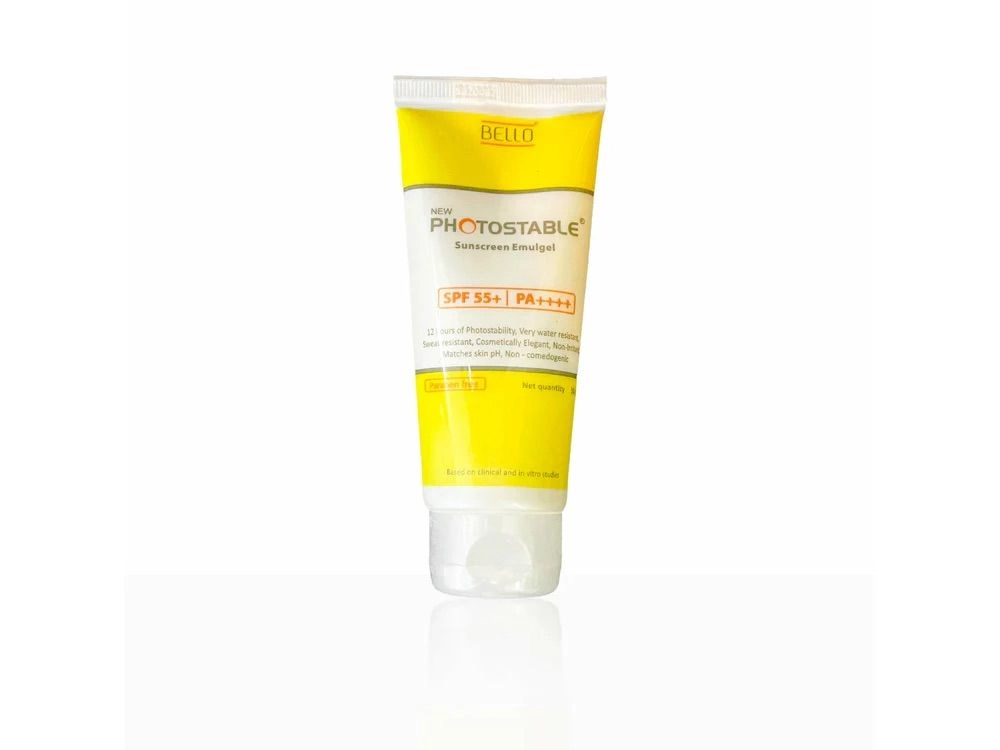 Bello New Photostable Sunscreen Emulgel SPF 55+/PA++++ 50g 2
