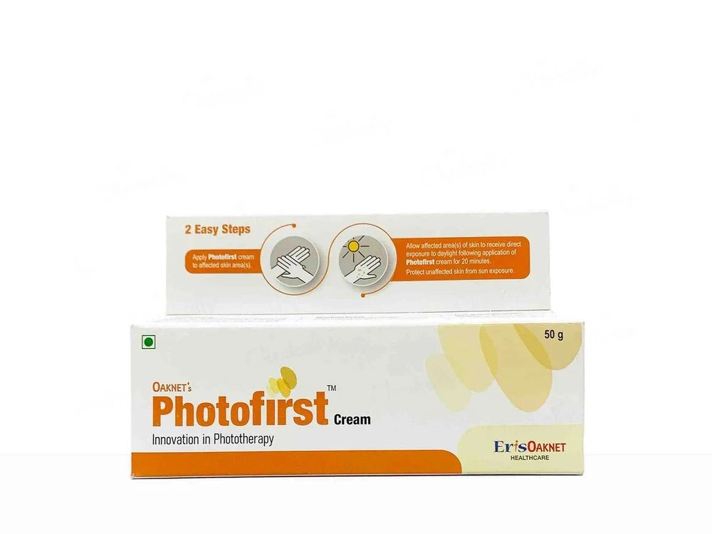Photofirst Cream 50g | Phototherapy Cream for Vitiligo & Skin Disorders | Eris Oaknet 50g
