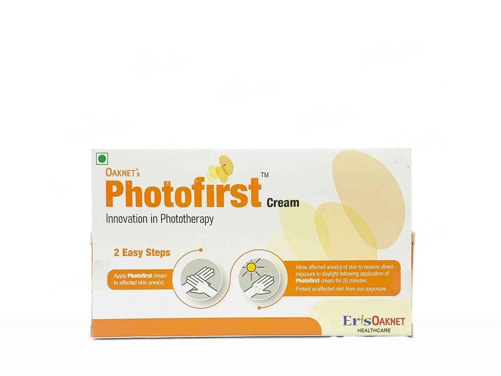 Photofirst Cream 50g | Phototherapy Cream for Vitiligo & Skin Disorders | Eris Oaknet 50g 3