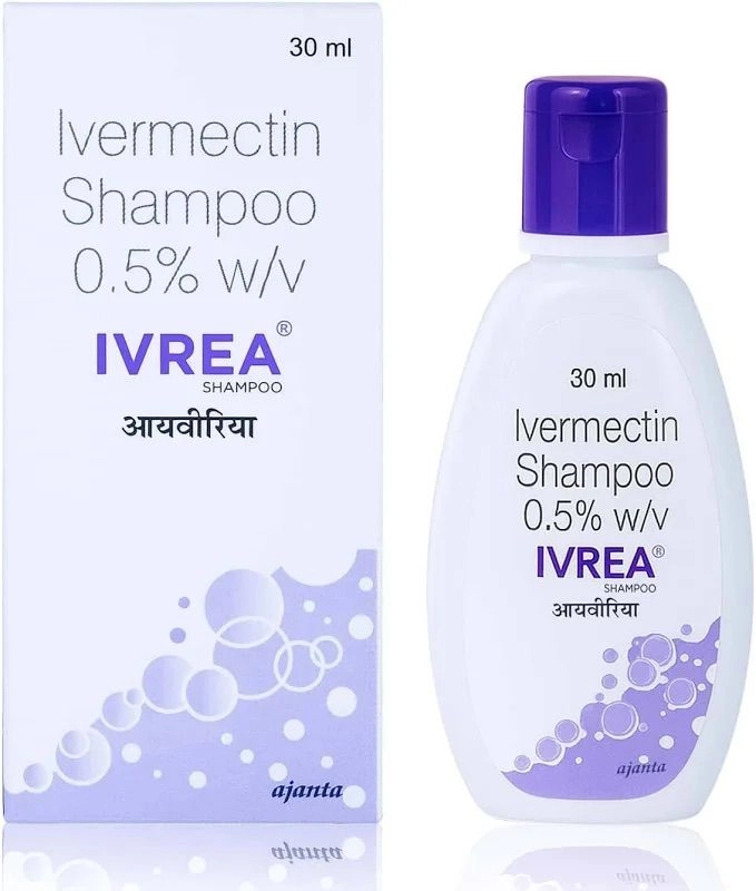 Ivrea Ivermectin Shampoo 0.5% w/v – Anti Lice Treatment | 30ml