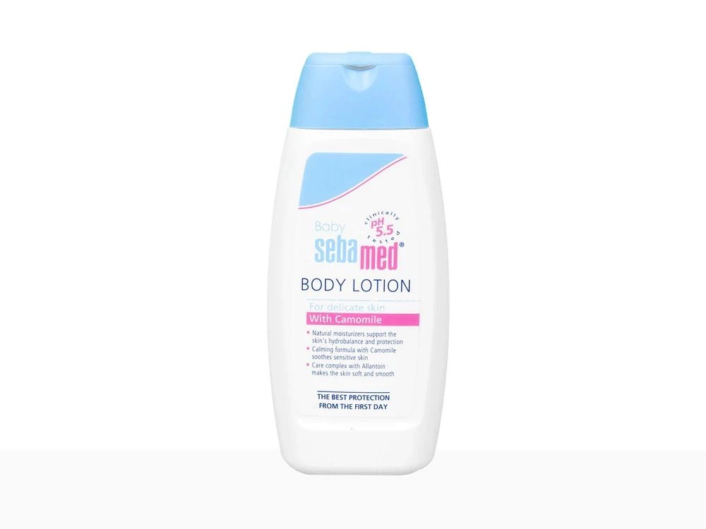 Baby Sebamed Body Lotion pH 5.5 with Camomile for Delicate Skin | Moisturizing & Soothing Baby Lotion 100ml 1