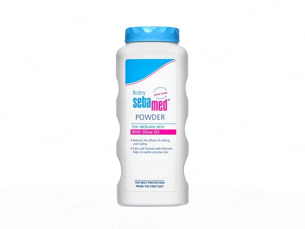 Baby Sebamed Powder 100g with Olive Oil | pH 5.5 Baby Talc for Delicate & Sensitive Skin 1