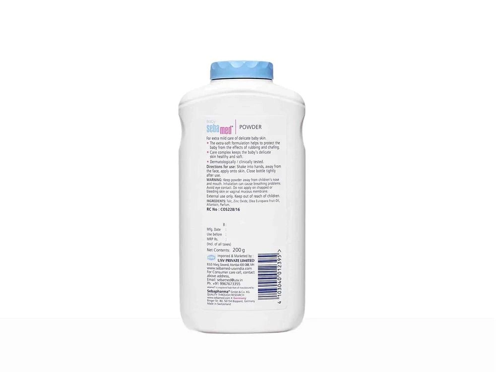 Baby Sebamed Powder 100g with Olive Oil | pH 5.5 Baby Talc for Delicate & Sensitive Skin 3