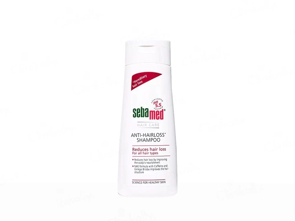 Sebamed Anti-Hairloss Shampoo 200ml pH 5.5 | Reduces Hair Fall with Caffeine & Ginkgo Biloba 1