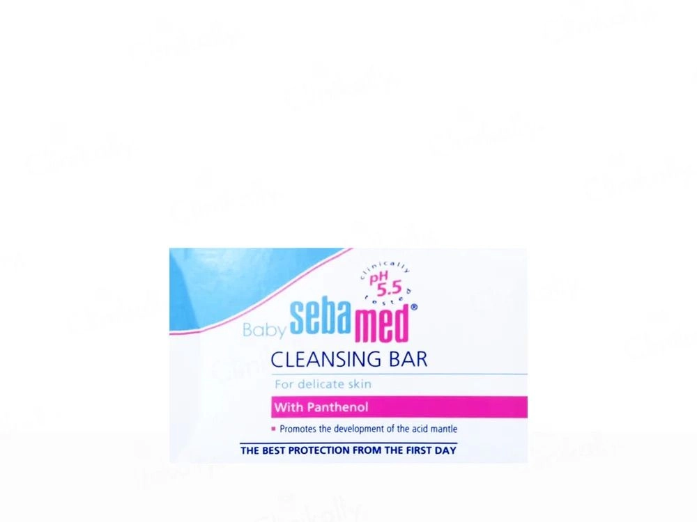 Baby Sebamed Cleansing Bar 150g pH 5.5 | Soap-Free Baby Bar with Panthenol for Delicate Skin
