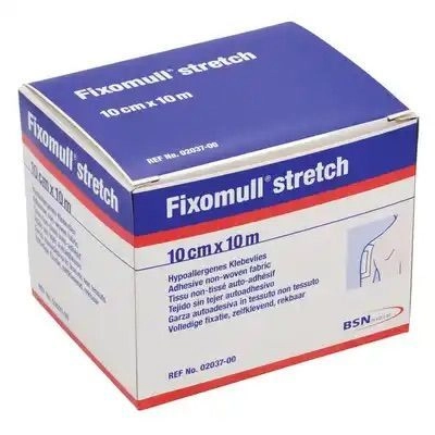 Fixomull Stretch 10cm x 10m by BSN | Adhesive Non-Woven Fabric Tape | Flexible Wound Dressing Fixation | Breathable & Skin-Friendly Medical Tape Roll 2