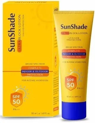 SunShade SPF 50 PA+++ Sunscreen Lotion | Broad Spectrum UVA & UVB Protection 1
