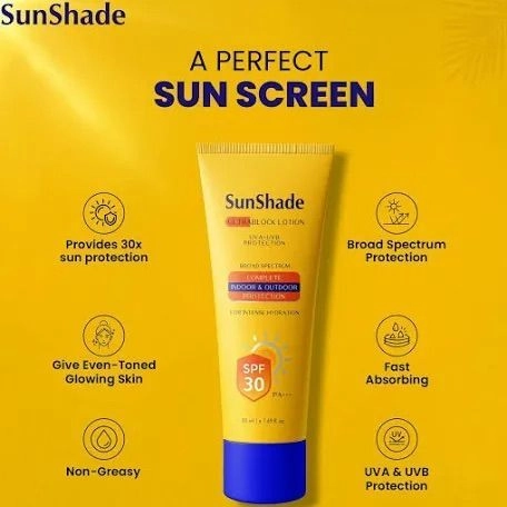 SunShade SPF 30 PA+++ Sunscreen Lotion | Broad Spectrum UVA & UVB Protection 2
