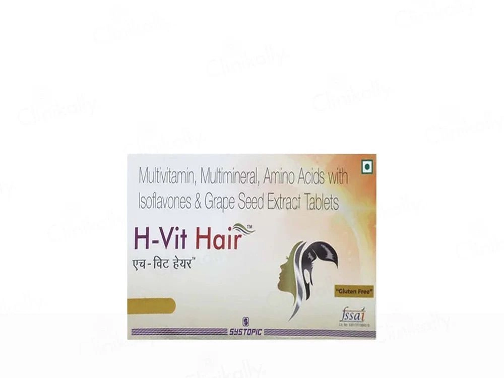 H-Vit Hair Tablets | Multivitamin, Multimineral & Amino Acid Hair Supplement 10s | 1