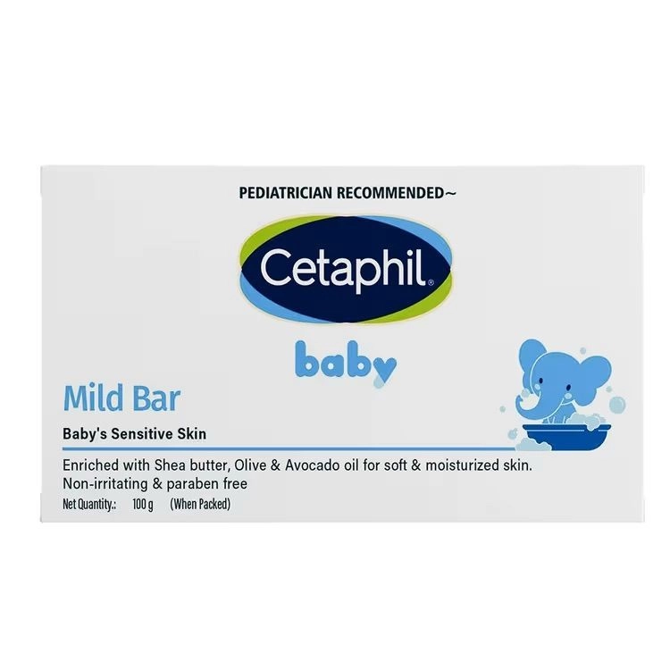 Cetaphil Baby Mild Bar 100g for Sensitive Skin | Gentle Baby Soap | Alissery.com 1