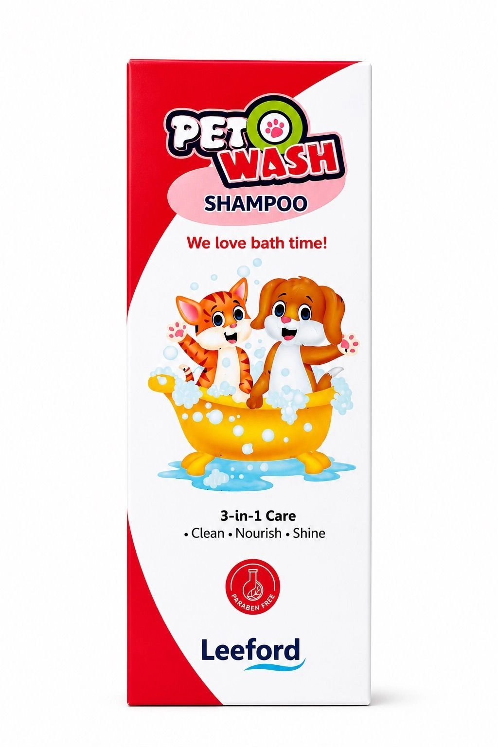 Pet Wash Shampoo for Dogs & Cats | 3-in-1 Pet Shampoo | Cleans, Nourishes & Shines | Paraben-Free | Gentle Pet Grooming Shampoo 1
