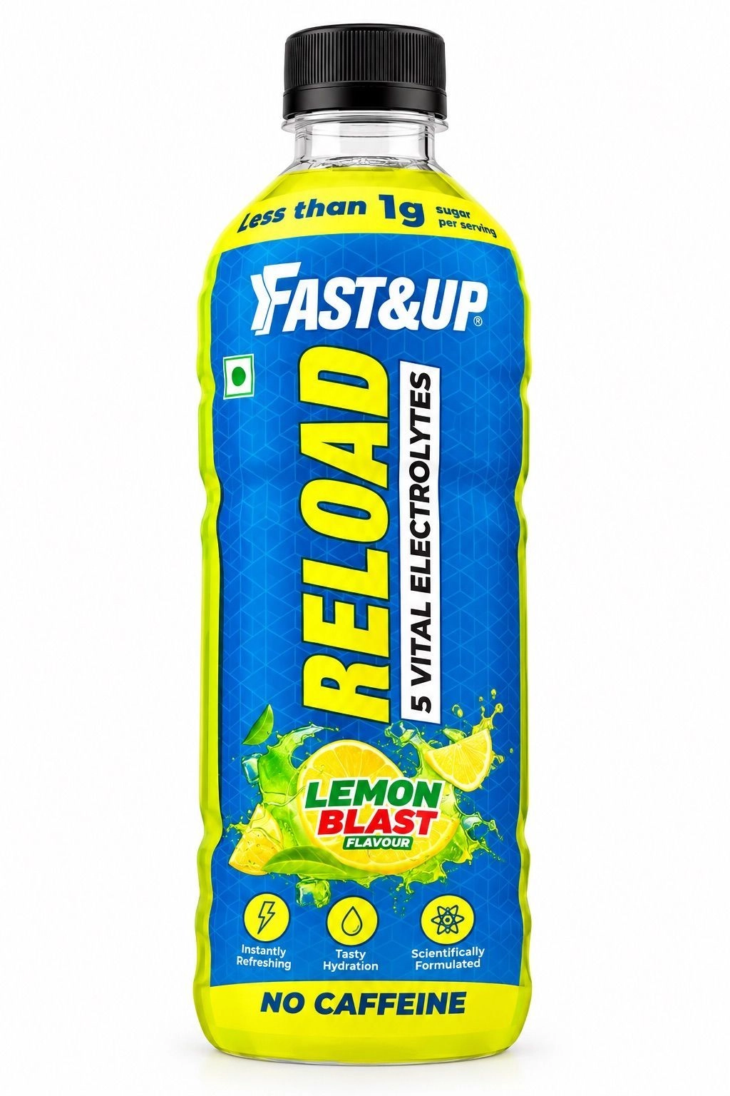 Fast&Up Reload Electrolytes Lemon Blast | 5 Vital Electrolytes Hydration Drink