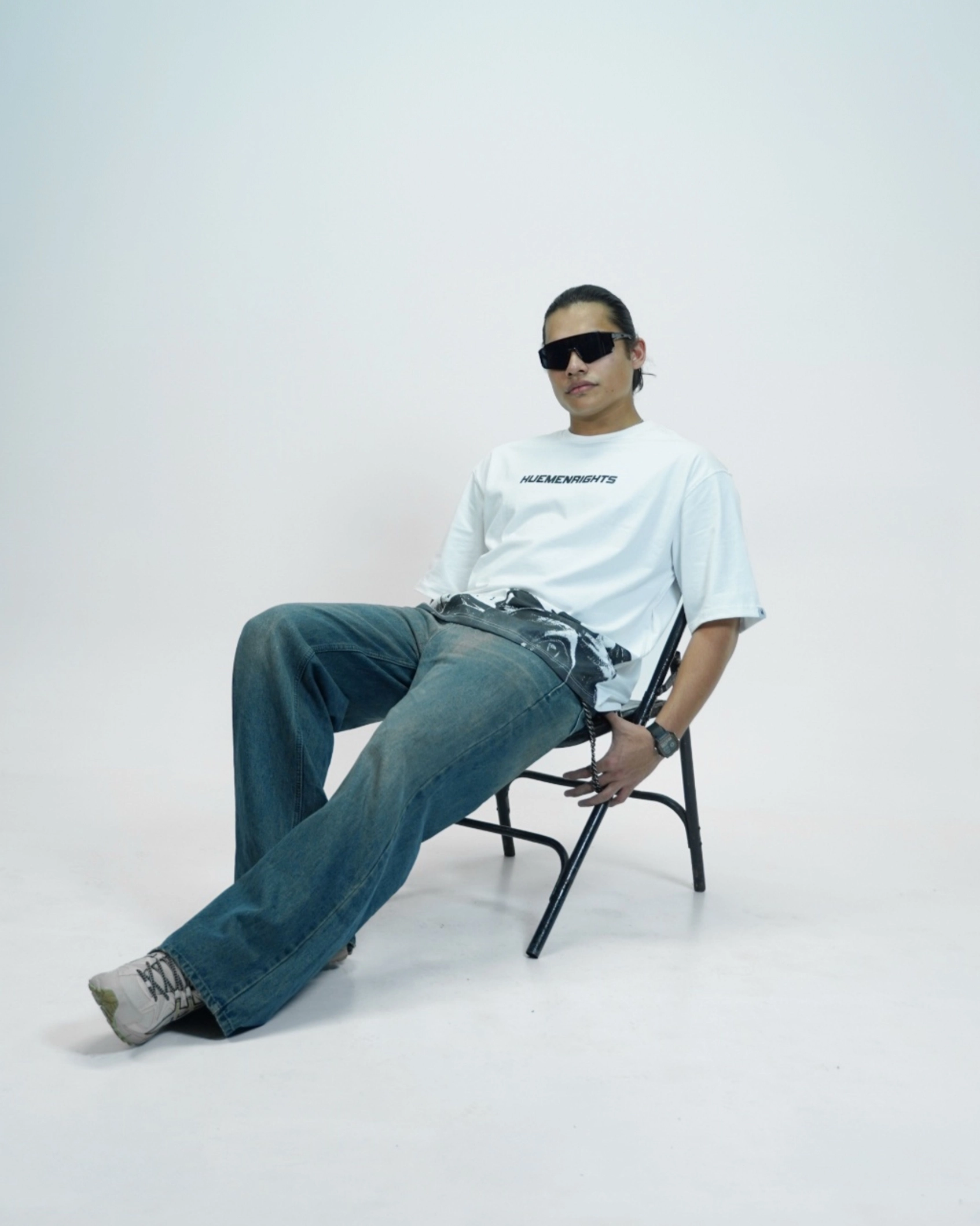 Race Craft White Oversized Tee