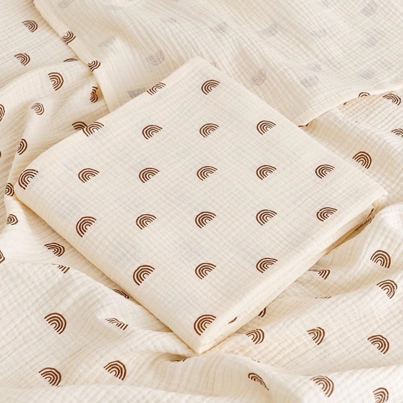 2-Layer Muslin Swaddle - Rainbow Print