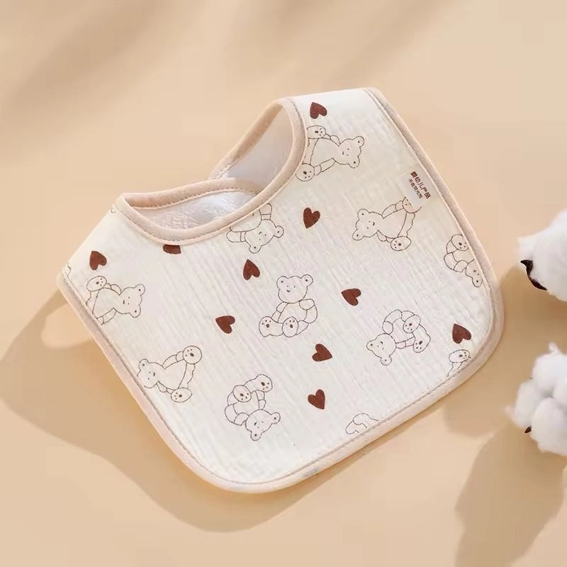 Premium Muslin Waterproof Bib