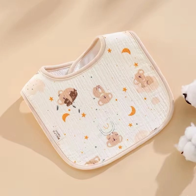 Premium Muslin Waterproof Bib