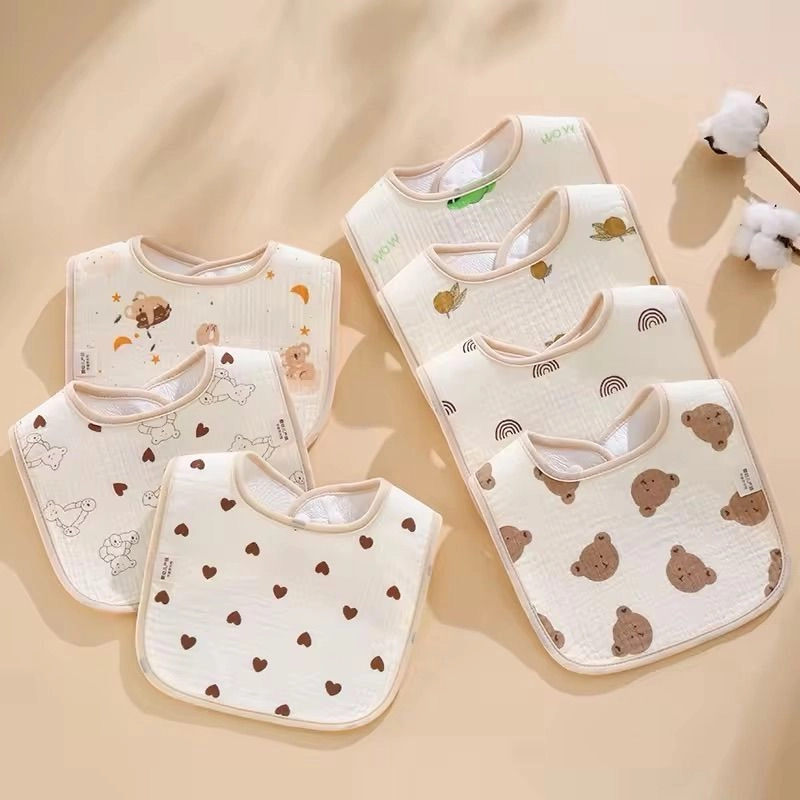 Premium Muslin Waterproof Bib