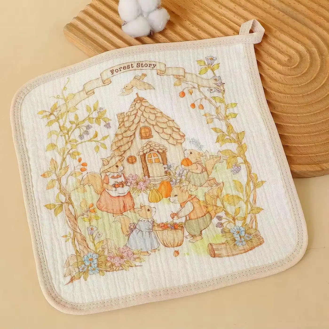 Muslin Face Towel - European American Style