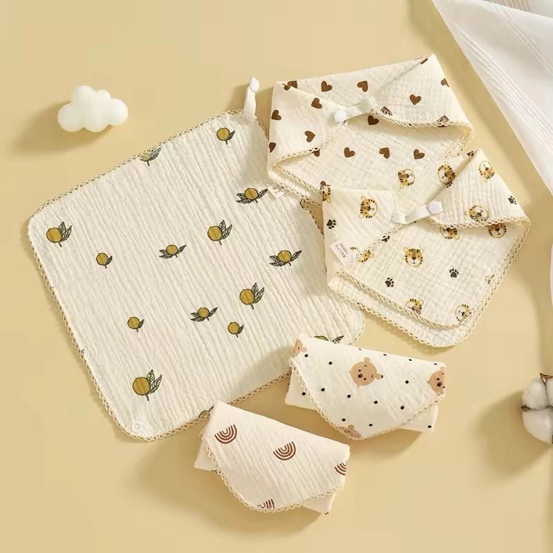 Muslin Face Towel Cum Bib
