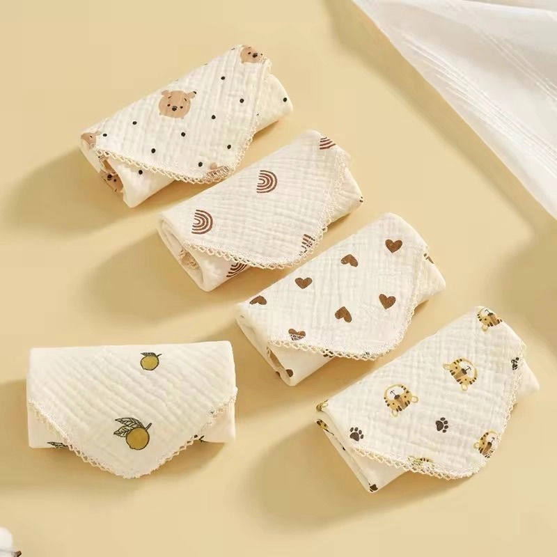 Muslin Face Towel Cum Bib