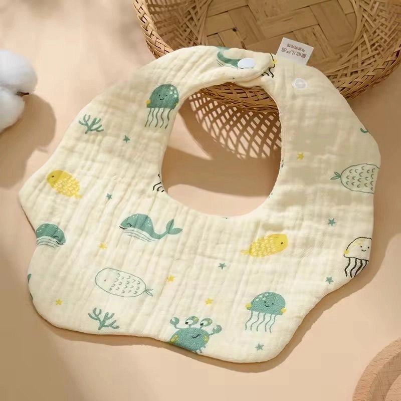 Muslin Bib - Curved