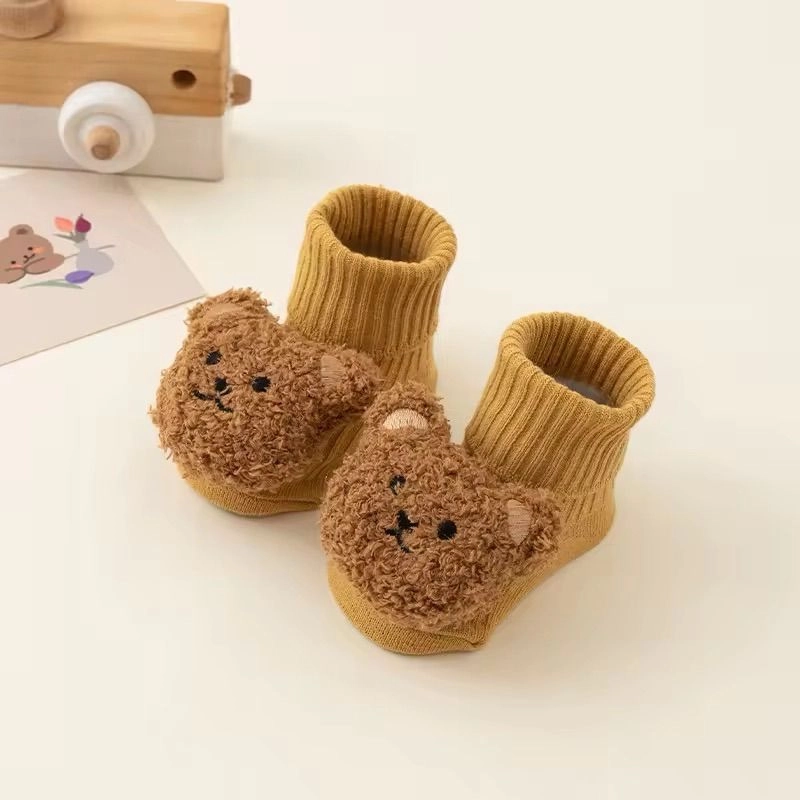 Cotton Bear Baby Booties