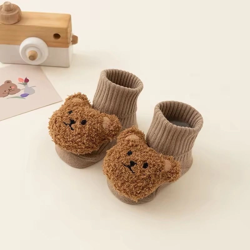 Cotton Bear Baby Booties
