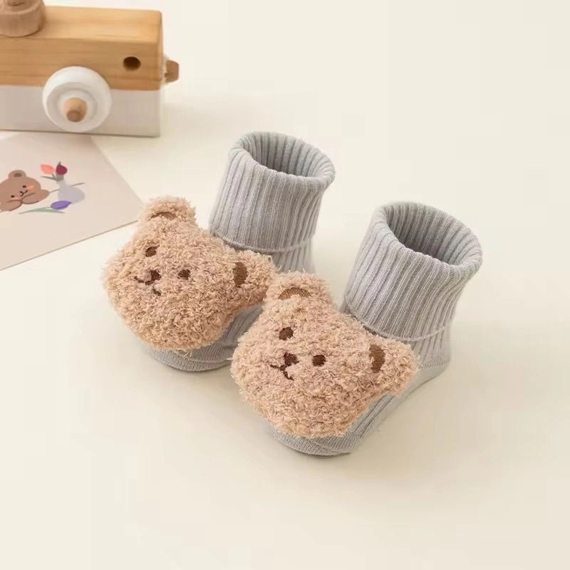 Cotton Bear Baby Booties