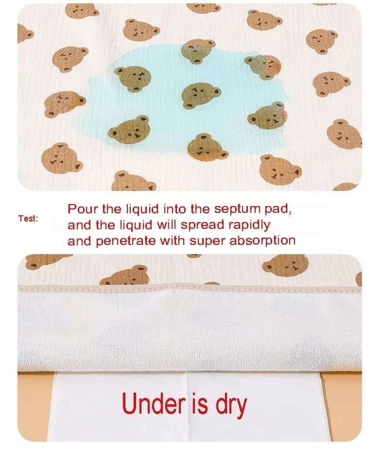 Muslin Waterproof Dry Sheet (50x70cm) 4